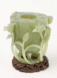 Antique Chinese Jade Vase