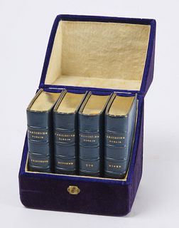 Boxed set of 4 books Paroissien Romain