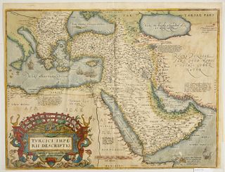 Map - Abraham Ortelius Imperial Turkey 1573