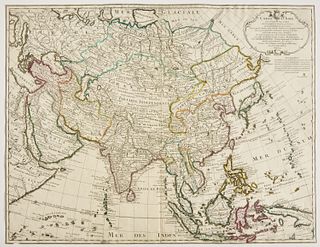 Map- Carte d' Asie - 1723