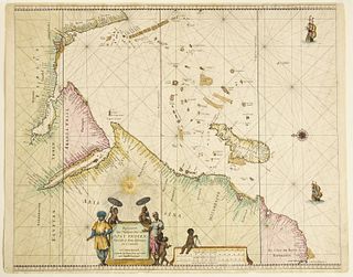 Map- Pieter Goos Oost Indien - 1666