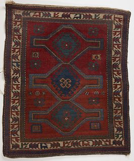 Antique Caucasian Oriental Carpet