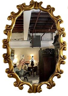 Italian Gilt Wood Wall Mirror