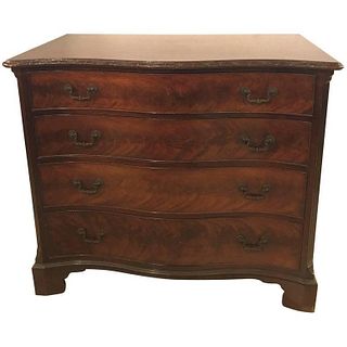 Flame Mahogany Georgian Style Chest or Commode