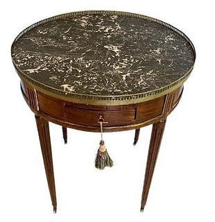 French Louis XVI Period Bouillotte End Table