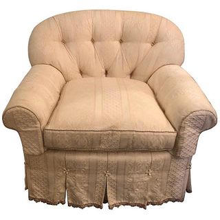 Overstuffed Very Fine Upholstered Lounge Chair
