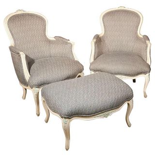 Duchesse Brisee Bergere Chair Set Two Chairs