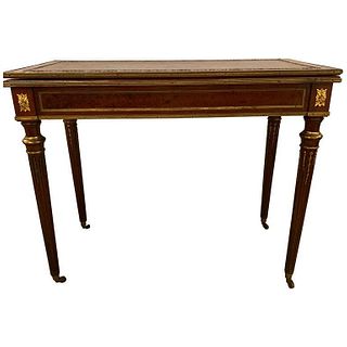 Louis Philip Bronze Mounted Inlaid Game Table