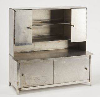 Salesman's Sample Chrome Cabinet