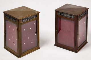 Pair of Vintage Henckel Display Cases