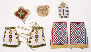 Native American Beadwork Lot