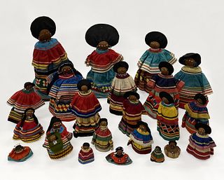 Collection 18 Seminole Dolls