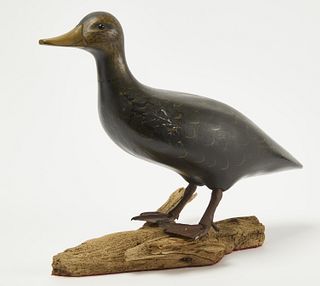 Duck Decoy with Metal Feet - Gilley