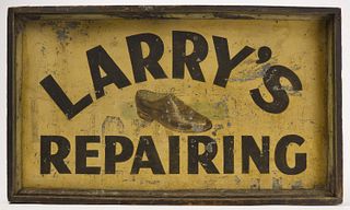Larry's Repairing Two Sided Sign