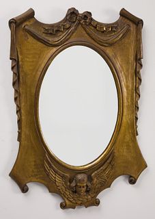 Carved Art Nouveau Mirror
