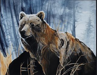 Amy Lay (b. 1972), Grizzly Bear
