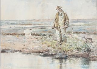 Sydney Richmond Burleigh (1853-1931), Crab Fisherman