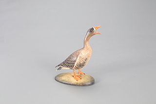 Miniature Speckled Belly Goose, Frank S. Finney (b. 1947)