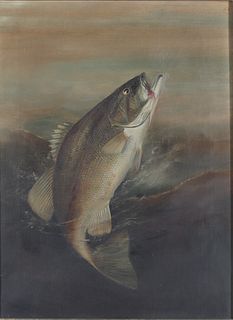 Harry A. Driscole (1861-1923), Leaping Bass