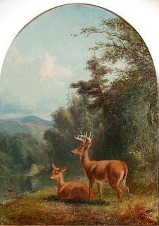 Arthur Fitzwilliam Tait (1819-1905), Buck and Doe