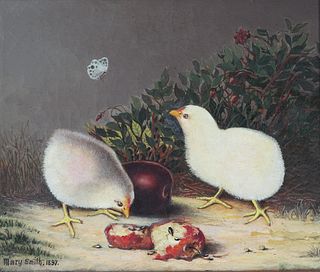 Mary Smith (19th Century), Chicks with Apples