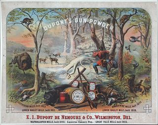 DuPont Gun Powder Poster, after Louis Maurer (1832-1932)