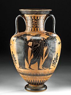 Greek Pottery Amphora, Herakles & Athena - Ex Sotheby's