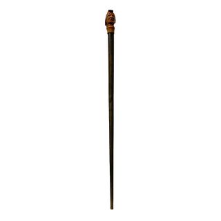 American Indian Hand Carved Cane.