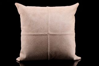 Brazilian Canchim Charolais Cowhide Pillow