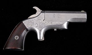 Engraved Merrimack Arms 41 RF Southerner Derringer