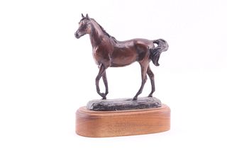 The Arabian Horse Bronze by Montanan Dwyer, Anna