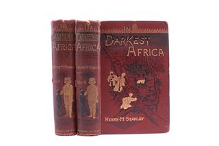 1st Edition 1890 "In Darkest Africa" By Stanley