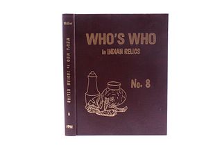 1992 1st Ed. Who's Who in Indian Relics by Weidner