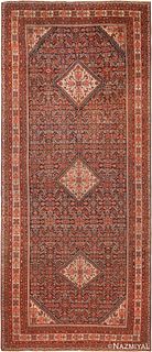 ANTIQUE PERSIAN MALAYER GALLERY CARPET. 17 ft x 7 ft 6 in (5.18 m x (2.29 m).