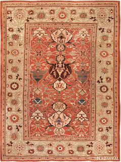 ANTIQUE PERSIAN SULTANABAD CARPET. 13 ft 5 in x 9 ft 10 in (4.09 m x 3 m).