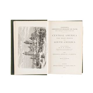 Bates, H. W. Central America: The West Indies and South America. London: Edward Stanford, 1878. Frontispicio, mapas e ilustraciones.