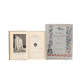 Libros Ilustrados por Jean Charlot. Claudel, Paul/ Axtell Morris, Ann. The Book of Christopher Columbus/ Digging in Yucatan. Piezas: 2.