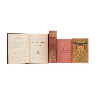 Libros de Luis González Obregón. México Viejo 1521 - 1821 / La Vida en México en 1810 / Las Calles de México... Pzs: 4.