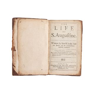 The Life of S. Agustine. London: J. C. for John Crook, 1660. Primera edición de la traducción de Abraham Woodhead.