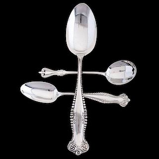 Three Towle Sterling Spoon Sets 