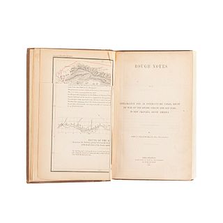Trautwine, John C. Rough Notes of an Exploration for an Inter-Oceanic Canal Route... Philadelphia, 1854. 14 láminas y 3 mapas plegados.