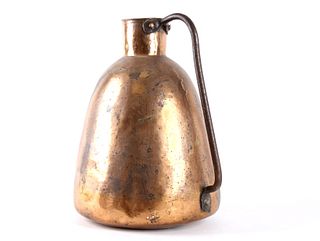 Large Dovetail Copper & Wrought Iron Pitcher