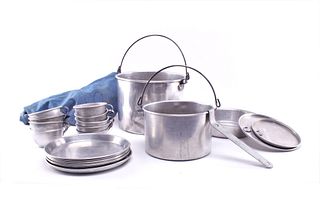 Collection of Camping Cookware c. 1960's