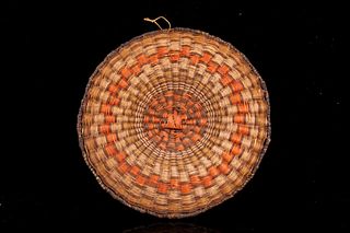 Hopi Third Mesa Wicker Drying Basket  c. 1900's
