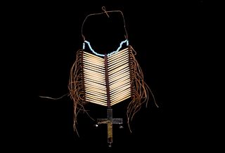 Northern Plains Indians Hair Pipe Bead Breastplate