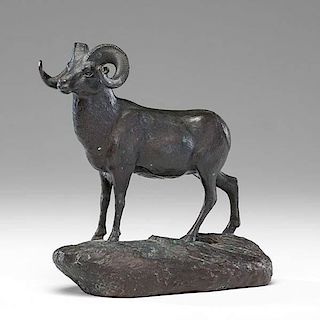 Bronze Ram by A. A. White 