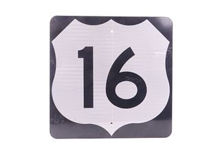 U.S. Route 16 Marker Sign