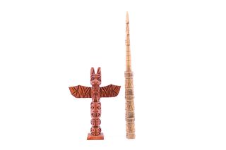 Pacific Northwest Tribal Totem & Dancing Wand