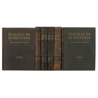 Huisman, Georges / Vicens Vives, Jaime. Historia General del Arte. / Las Figuras de la Historia. 1947 / 1944. Piezas: 6.
