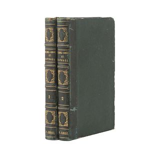 Dumas, Alexandre. Michel - Ange et Raphael. Paris: Recoules, Libraire - Éditeur - Commissionnaire, 1846. Piezas: 2.